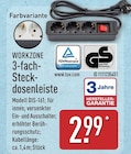 3-fach-Steckdosenleiste im Angebot bei ALDI Nord in Hamm 3-fach-Steckdosenleiste Angebote von WORKZONE bei ALDI Nord Hamm für 2,99 €