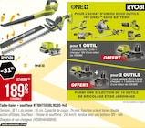 Taille-haies + souffleur RY18HT550BL1820S-140 - RYOBI - Bricorama à Champigny-sur-Marne Taille-haies + souffleur RY18HT550BL1820S-140 - RYOBI en promo chez Bricorama Champigny-sur-Marne à 189,00 €