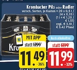 Pils im Angebot bei EDEKA in Mülheim Pils Angebote von Krombacher bei EDEKA Mülheim für 11,49 €