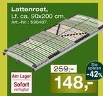 Lattenrost im Möbel Inhofer Prospekt Lattenrost von im aktuellen Möbel Inhofer Prospekt für 148,00 €