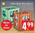 Mineralwasser Angebote von Schloss Quelle bei E center Wuppertal für 4,99 €