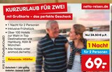 Aktuelles Kurzurlaub für Zwei Angebot bei Netto Marken-Discount in Bonn ab 69,00 €