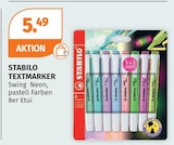 Textmarker Swing Neon von STABILO für 5,49 € bei Müller im Angebot Textmarker Swing Neon von STABILO im aktuellen Müller Prospekt