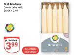 Aktuelle Kerzen Angebote bei GLOBUS in Siegen (Universitätsstadt) Aktuelles Tafelkerze Creme Angebot bei GLOBUS in Siegen (Universitätsstadt) ab 3,99 €