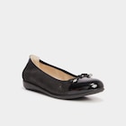 Ballerines en cuir Confortissimo noir femme en promo chez La Halle Ballerines en cuir Confortissimo noir femme dans le catalogue La Halle