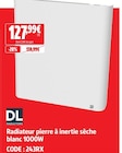 Radiateur pierre à inertie sèche blanc - Screwfix à Rouen Radiateur pierre à inertie sèche blanc en promo chez Screwfix Rouen à 127,99 €