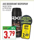 Deodorant Bodyspray von Axe für 3,49 € bei Marktkauf im Angebot Deodorant Bodyspray von Axe im aktuellen Marktkauf Prospekt