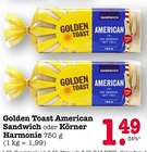 American Sandwich im Angebot bei E center in Weinheim American Sandwich Angebote von Golden Toast bei E center Weinheim für 1,49 €
