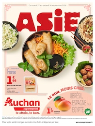 Catalogue Auchan Supermarché à Passins, avec 16 pages Prospectus Auchan Supermarché à Passins, "ASIE", 16 pages, 22/09/2026 - 26/09/2026