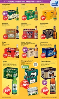 Bier im Getränke Hoffmann Prospekt "Aktuelle Angebote" mit 8 Seiten (Soest)