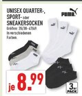 Aktuelles Unisex Quarter-, Sport- oder Sneakersocken Angebot bei Marktkauf in Essen ab 8,99 €