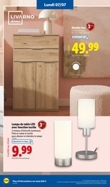 Promotion Luminaire dans le prospectus Lidl, valable du 07/07/2025 au 10/07/2025 Promo Luminaire dans le catalogue Lidl du moment à la page 10