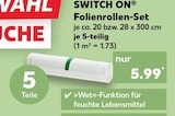 Folienrollen-Set im Angebot bei Kaufland in Solingen Folienrollen-Set Angebote von SWITCH ON bei Kaufland Solingen für 5,99 €