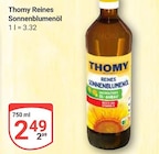 Reines Sonnenblumenöl Angebote von Thomy bei GLOBUS Siegen für 2,49 €