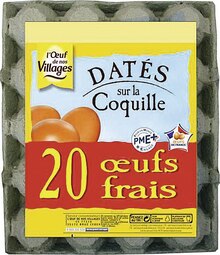 Géant Casino Boissy-Saint-Léger - Oeufs frais Datés sur la Coquille Promo Oeufs frais Datés sur la Coquille dans le catalogue Géant Casino "Big promos de l'été" à Boissy-Saint-Léger