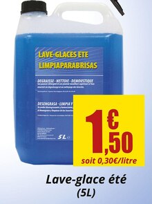 Auto Pratic dans le catalogue Carter-Cash Lave-glace été (5l) à 1,50 € en promo chez Carter-Cash