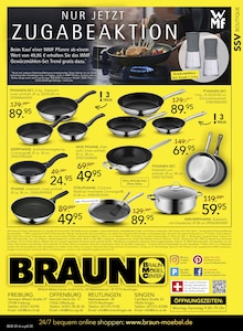 Küche im BRAUN Möbel-Center Prospekt "JUBILÄUMS SSV" mit 20 Seiten (Freiburg (Breisgau))
