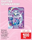 WC Frisch Kraft aktiv „Schnapper“ Duftspüler im Angebot bei famila Nordost in Pinneberg WC Frisch Kraft aktiv „Schnapper“ Duftspüler Angebote bei famila Nordost Pinneberg für 1,00 €