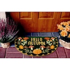 Paillasson demi lune hello en promo chez B&M Paillasson demi lune hello dans le catalogue B&M