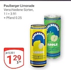 Limonade Lemon Angebote von Paulberger bei GLOBUS Amberg für 1,29 €
