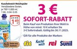 Weichspüler Angebote von Kuschelweich bei GLOBUS Hof für 1,49 €