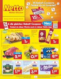 Netto Marken-Discount Prospekt für Bamberg: "Aktuelle Angebote", 60 Seiten, 24.03.2025 - 29.03.2025