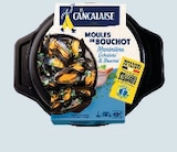 Cocotte de moules de bouchot cuites à la marinière ou a la creme d'isigny - LA CANCALAISE en promo chez Super U Saint-Denis à 3,96 €
