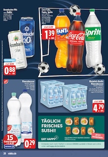 Krombacher im aktuellen EDEKA Prospekt (Wesel) Krombacher im EDEKA Prospekt "Aktuelle Angebote" mit 28 Seiten (Wesel)