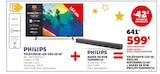 Téléviseur LED UHD 4k 65pus8000/12 65" + barre de son tab4000/12 - PHILIPS - Super U à Montpellier Téléviseur LED UHD 4k 65pus8000/12 65" + barre de son tab4000/12 - PHILIPS en promo chez Super U Montpellier à 599,00 €
