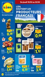 Prospectus Lidl "LIDL SOUTIENT LES PRODUCTEURS FRANÇAIS" en cours à Savigny-sur-Orge, Page 1 Catalogue Lidl en cours à Savigny-sur-Orge, "LIDL SOUTIENT LES PRODUCTEURS FRANÇAIS", Page 1