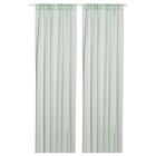 Gardinenstore/Paar hellgrün/mit Tunnelsaum 145x300 cm von TERESIA für 6,99 € bei IKEA im Angebot Gardinenstore/Paar hellgrün/mit Tunnelsaum 145x300 cm von TERESIA im aktuellen IKEA Prospekt