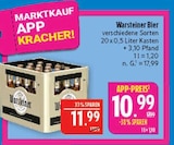 Bier Angebote von Warsteiner bei Marktkauf Bautzen für 10,99 €