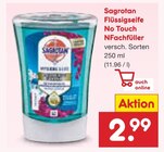 Flüssigseife No Touch NFachfüller Angebote von Sagrotan bei Netto Marken-Discount Moers für 2,99 €