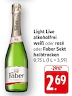 Light Live alkoholfrei weiß im Angebot bei E center in Heidenheim Light Live alkoholfrei weiß Angebote von Faber bei E center Heidenheim für 2,69 €