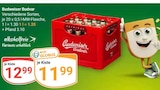 Budweiser Budvar im Angebot bei GLOBUS in Rostock Budweiser Budvar Angebote bei GLOBUS Rostock für 11,99 €