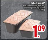 Leberkäsbrät im EDEKA Prospekt Leberkäsbrät von im aktuellen EDEKA Prospekt für 1,09 €