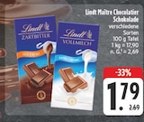 Aktuelles Maître Chocolatier Zartbitter Angebot bei EDEKA in Fürth ab 1,79 €