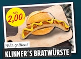 EDEKA - Klinner's Bratwürste Angebot im Prospekt Klinner's Bratwürste bei EDEKA im Prospekt "" für 2,00 €