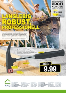 RHG Baucentrum Prospekt Qualität von Triuso. mit 2 Seiten