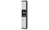 Hochschrank SCHLOONSEE Breite 37cm 2 Tür 1 Schubkasten 2 offene Fächer MDF-Front in verschiedenen Farben erhältlich Badmöbel Badschrank Schrank Bad Schloonsee Angebote bei Höffner Peine für 154,00 €