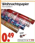 Weihnachtspapier im Angebot bei Wreesmann in Dessau-Roßlau Weihnachtspapier Angebote bei Wreesmann Dessau-Roßlau für 0,49 €