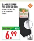 Damen/Herren Sneakersocken Angebote von bambus bei Marktkauf Ahlen für 6,99 €