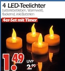 4 LED-Teelichter von  im aktuellen Wreesmann Prospekt für 1,49 €