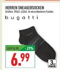 Herren Sneakersocken Angebote von bugatti bei Marktkauf Lemgo für 6,99 €