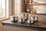 Topf-Set „Brillant“ im Angebot bei Segmüller in Niederkassel Topf-Set „Brillant“ Angebote von WMF bei Segmüller Niederkassel für 99,99 €