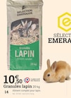 Granulés lapin 20 kg - Espace Emeraude à Rennes Granulés lapin 20 kg en promo chez Espace Emeraude Rennes à 10,50 €