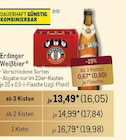 Weißbier Angebote von Erdinger bei Metro Bad Oeynhausen für 16,05 €