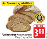 Aktuelles Gründerbrot Angebot bei E center in Freiburg (Breisgau) ab 3,00 €