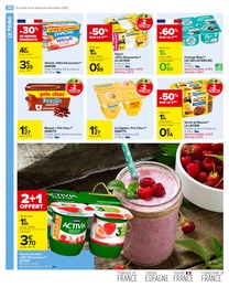 Prix et réduction Activia dans le prospectus Carrefour Market en cours Offre Activia dans le catalogue Carrefour Market du moment à la page 32