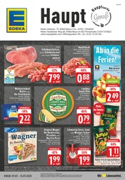 EDEKA Supermarkt Prospekt der aktuellen Woche mit 24 Seiten, gültig von 07.07.2025 bis 12.07.2025, in Neuss und Umgebung Aktueller EDEKA Supermarkt Prospekt in Neuss und Umgebung, "Aktuelle Angebote" mit 24 Seiten, 07.07.2025 - 12.07.2025